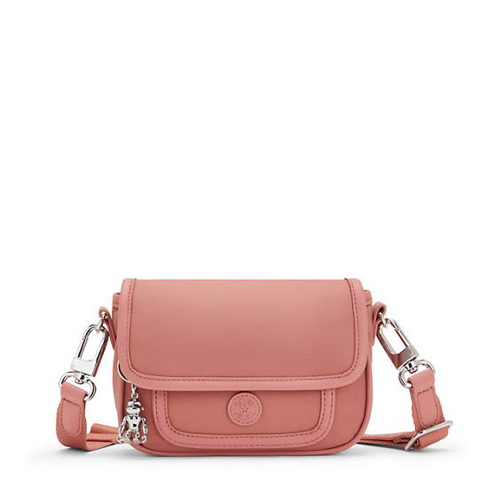 Kipling Inaki Small Crossbody Bag Handbag Almost Rose | AU 1271QM